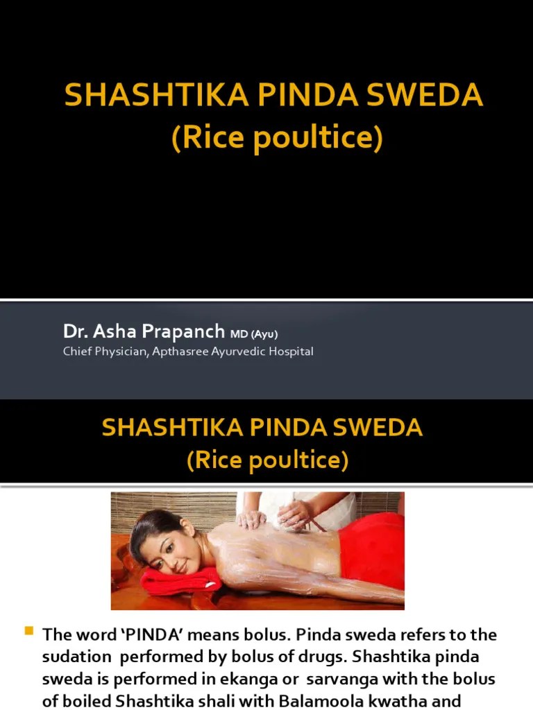 Shashtika Pinda Sweda | PDF
