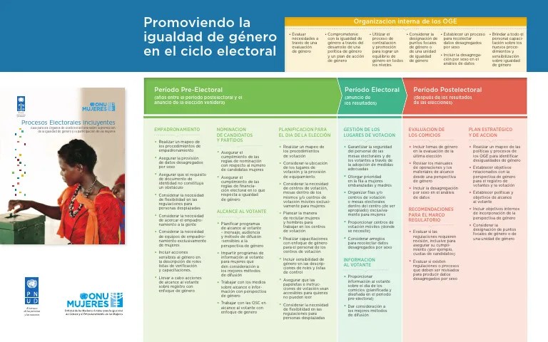 Inclusive Electoral Processes Poster Es | PDF | Votación