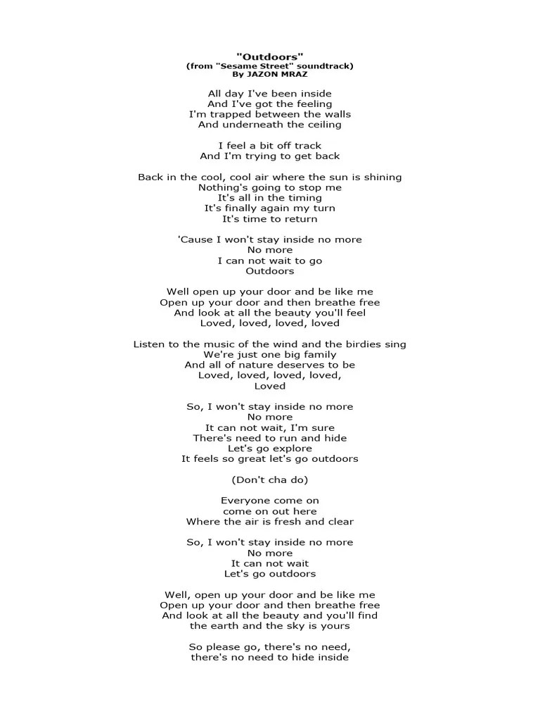 Latihan Song And Its Lyrics | PDF | Poetry