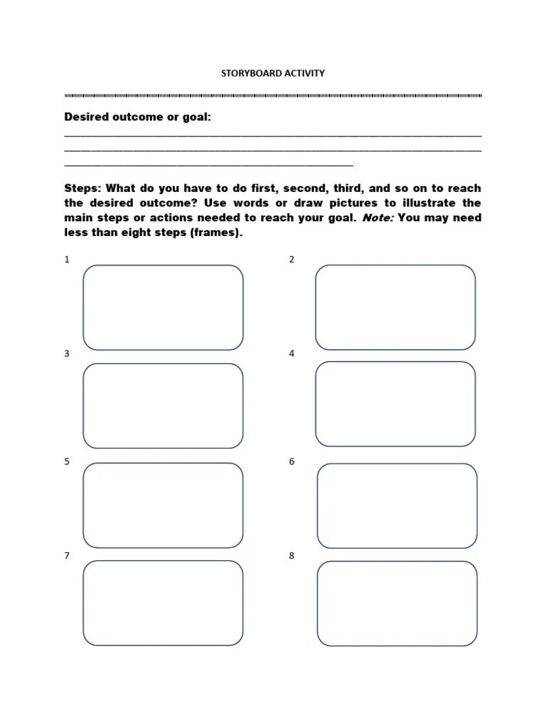Storyboard Exercise | PDF