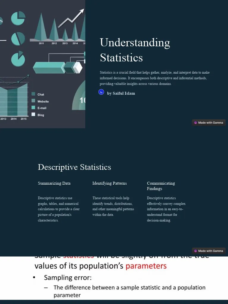 Understanding Statistics | PDF | Statistics | Data Analysis