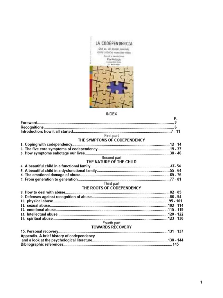 Codependency Book | Download Free PDF | Self Esteem | Feeling