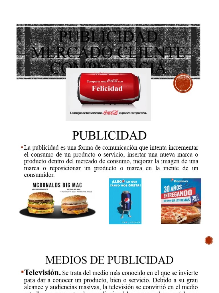 PUBLICIDAD | PDF | Mercado (economía) | Publicidad