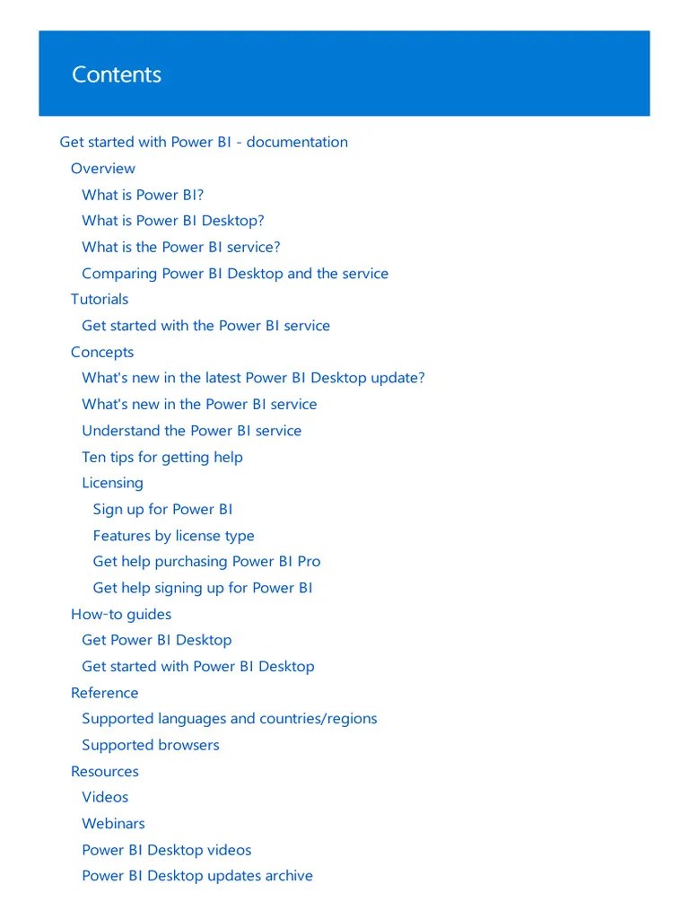 Req4. Get Started With Power BI Desktop | PDF | Application Software ...
