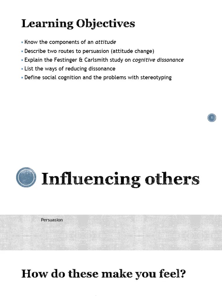 Social Psychology | PDF | Attitude (Psychology) | Persuasion