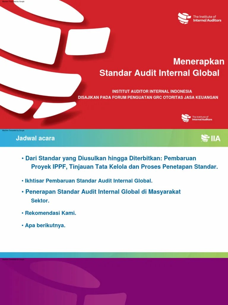 IIA - Applying The Global Internal Audit Standards - AIS | PDF