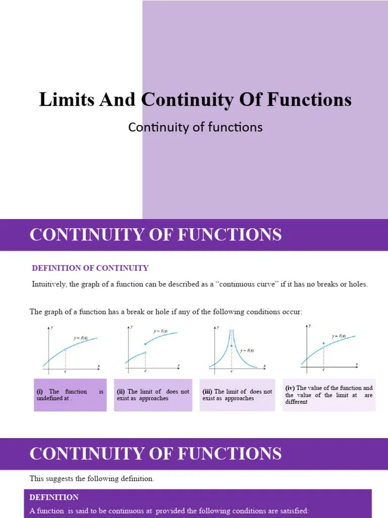 Continuity Of Functions | PDF | Continuous Function | Trigonometric ...