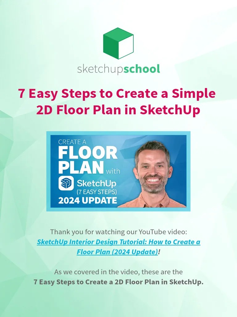 SketchUpSchool Notes Create A Floor Plan 2024 Update | Download Free ...