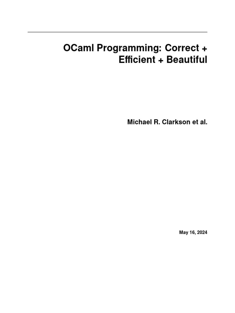 Ocaml Programming | PDF | Superuser | Sudo