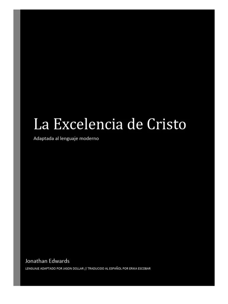 La Gloria De Cristo | PDF | Cristo (título) | Pecado