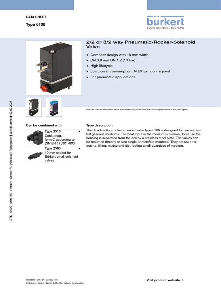 Solenoid Valve | PDF | Electrical Connector | Valve