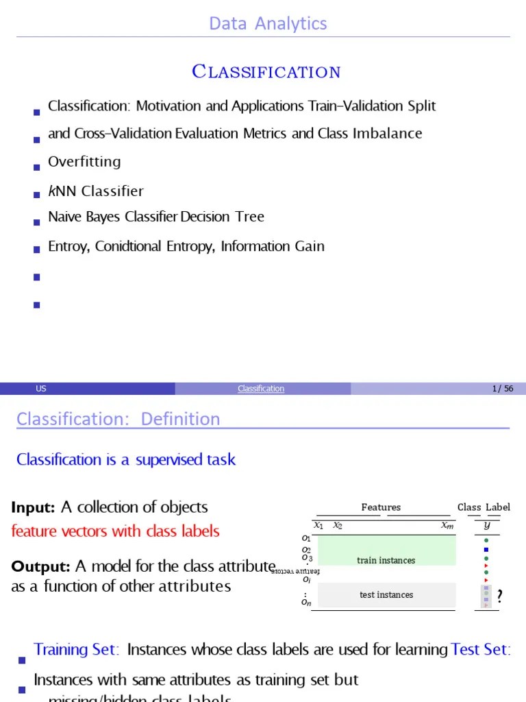 Data_Analytics_Classification | PDF | Statistical Classification ...