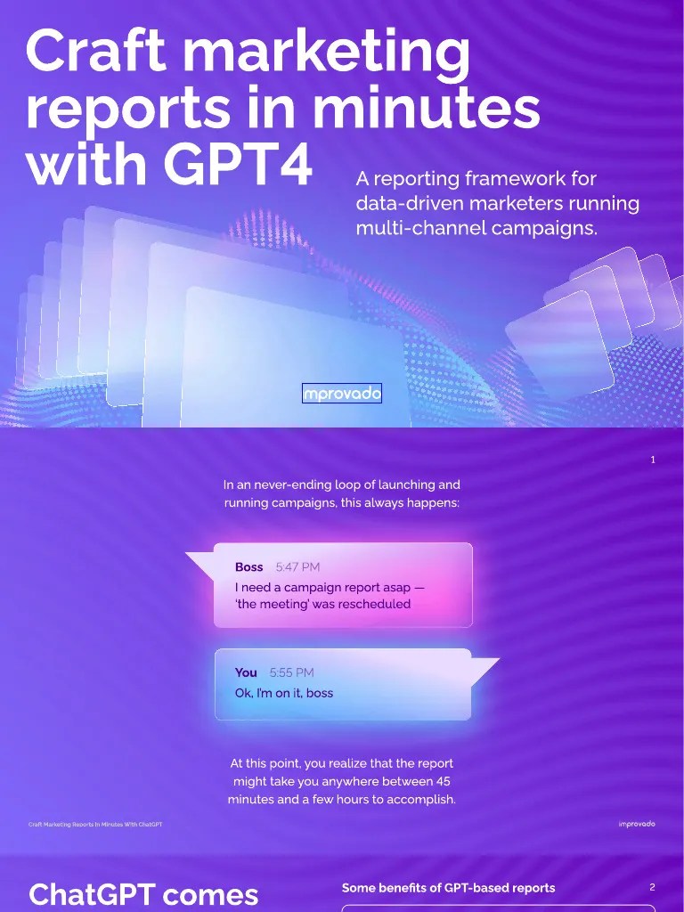 Chatgpt For Reporting | PDF