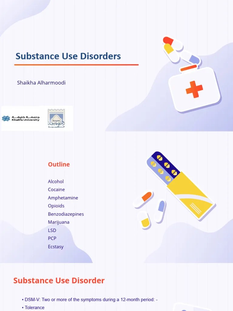 Substance Use Disorders | PDF | Opioid | Benzodiazepine