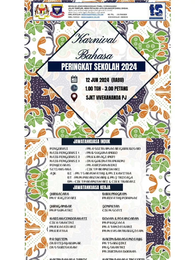 Buku Program Karnival Bahasa 2024 | PDF