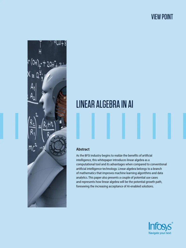 Linear Algebra In Ai | PDF | Matrix (Mathematics) | Linear Map