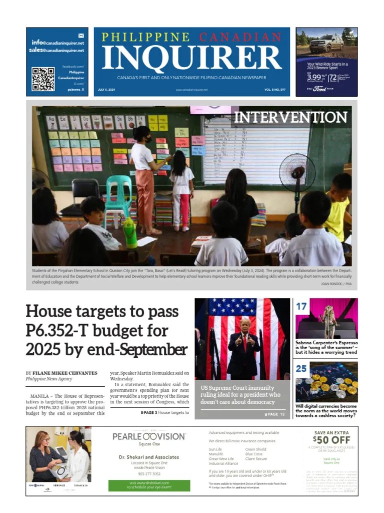 Philippine Canadian Inquirer #597 | PDF | Philippines
