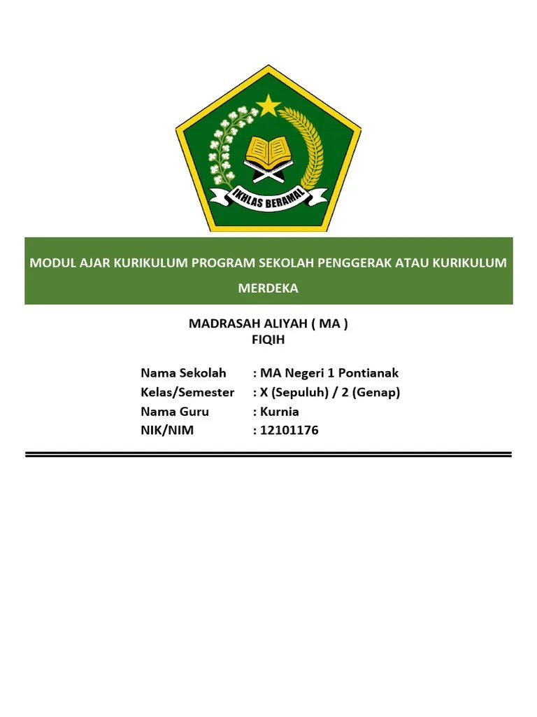 Modul Ajar Fiqih | PDF