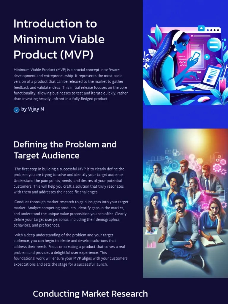 How To Build MVP Step By Step Guide | PDF | Target Audience | Software ...