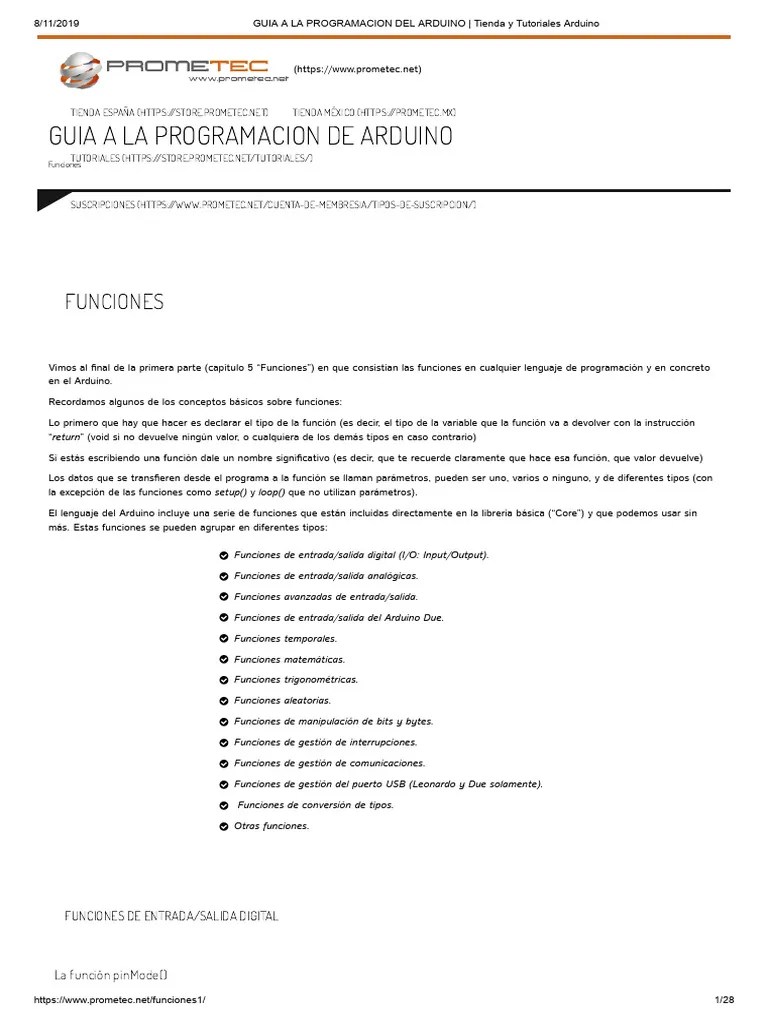 GUIA A LA PROGRAMACION DEL ARDUINO _ Tienda Y Tutoriales Arduino ...