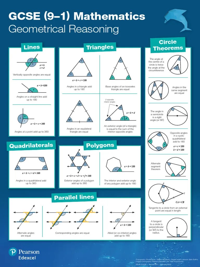 GCSE_Maths_Geometrical_Reasoning_Poster_A4_Colour | PDF | Triangle | Circle