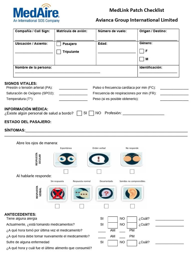 MedLink Patch Checklist | PDF | Especialidades Medicas | Medicina CLINICA