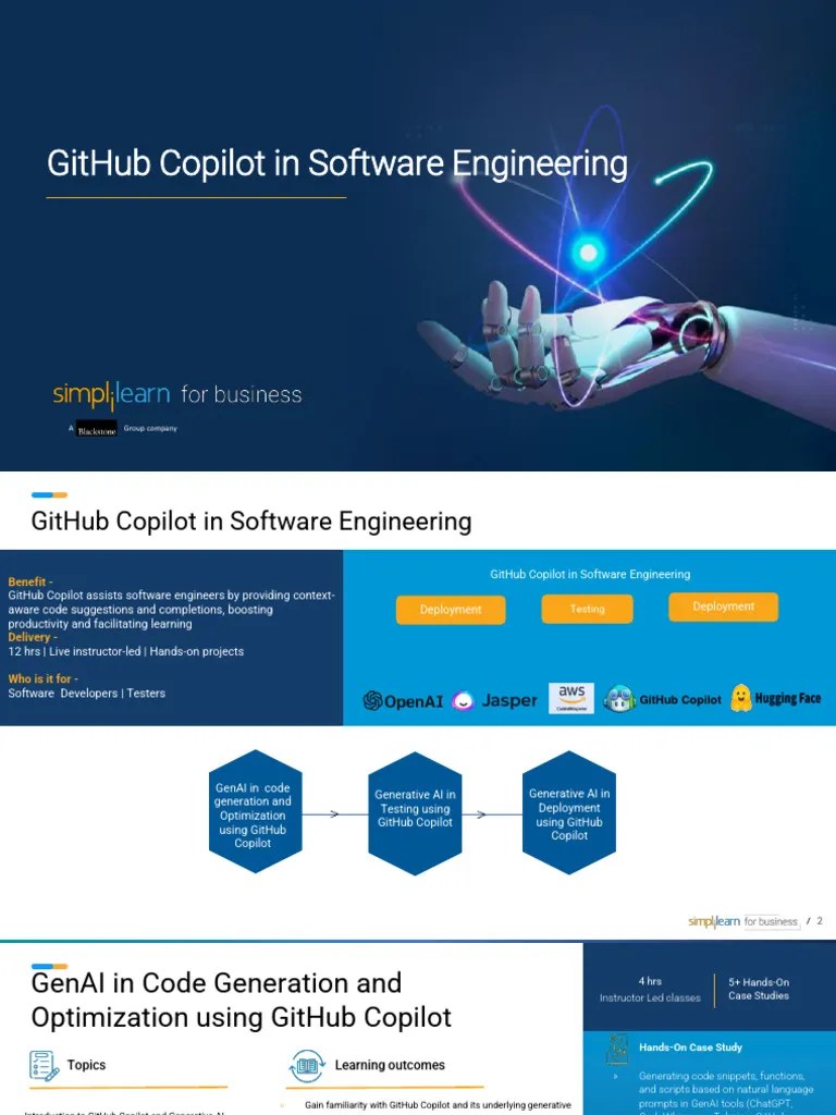GitHub Copilot - Software Engineering | PDF | Software Testing | Artificial Intelligence