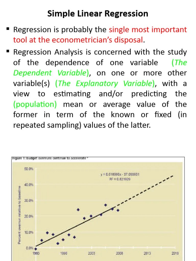 Chapter 3- Classical Simple Linear Regression | PDF | Ordinary Least ...
