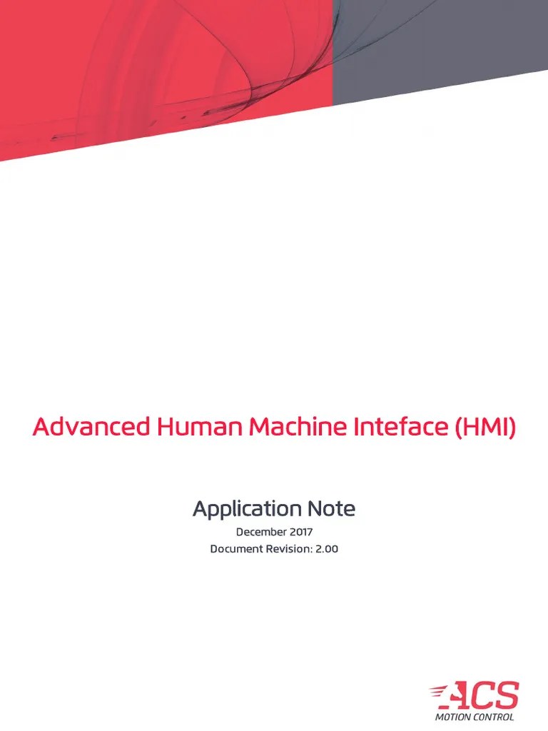 AN Advanced HMI | PDF | User Interface | Application Software