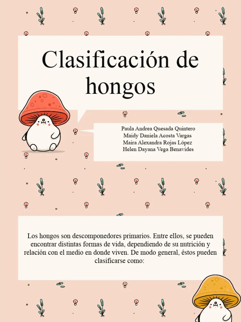 CLASIFICACION DE HONGOS MICROBIOLOGIA.-1 | Descargar Gratis PDF | Hongo | Micología