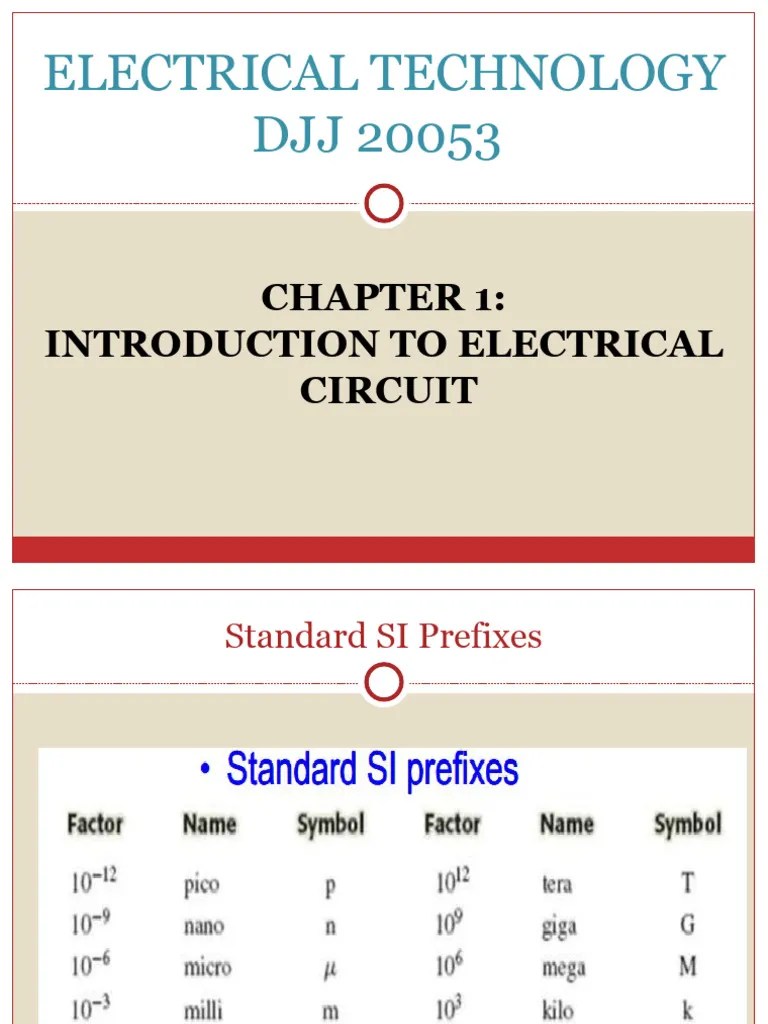 Chapter 1 - Introduction To Electrical Circuits | PDF | Series And ...