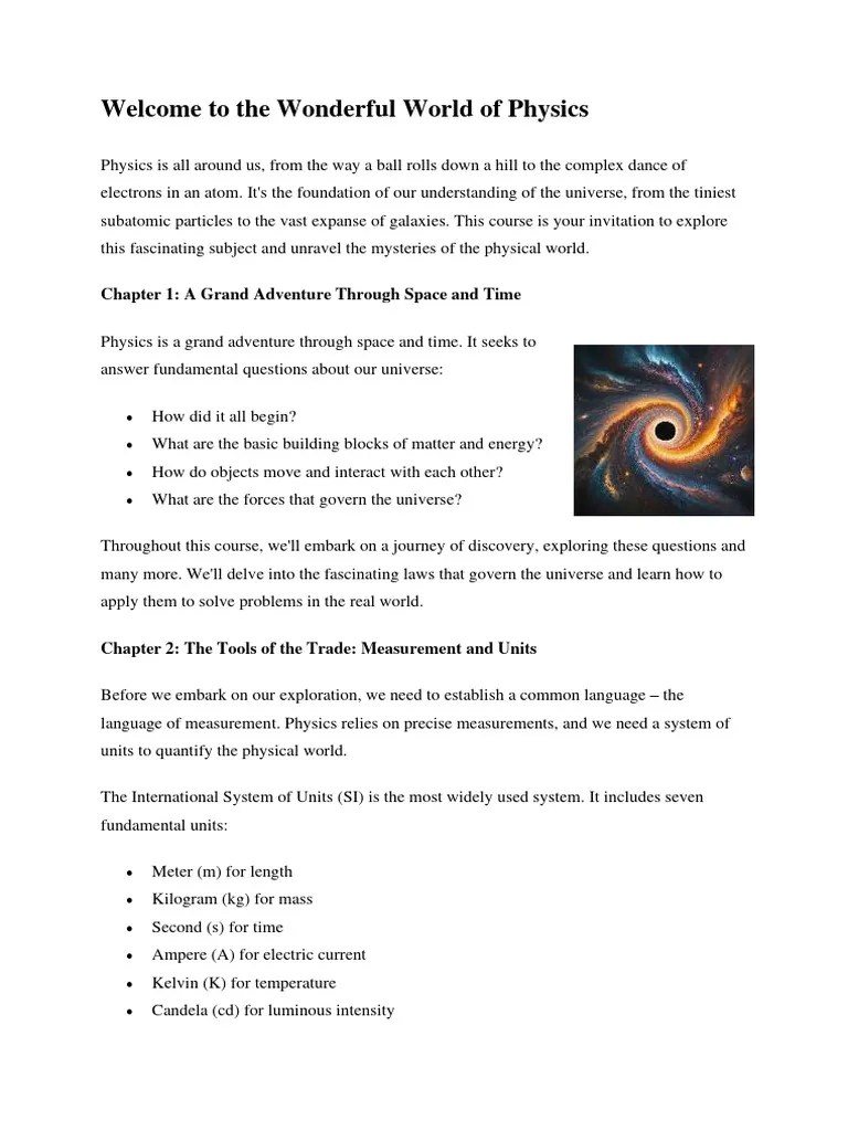Physics 101 | PDF | Force | Acceleration