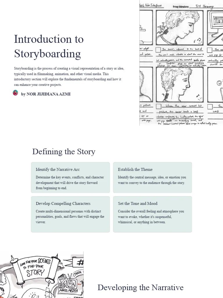 Introduction To Storyboarding | PDF | Narrative
