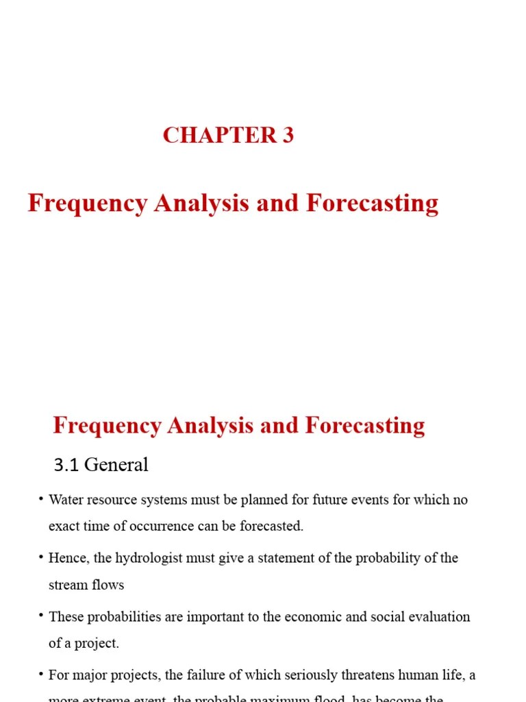 Chapter 3 Frequency Analysis | PDF | Confidence Interval | Risk