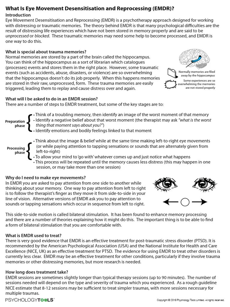 Emdr worksheet
