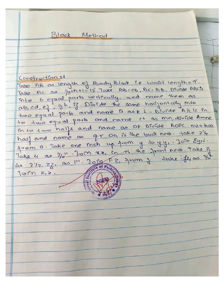 Basic Pattern Drafting 2 | PDF