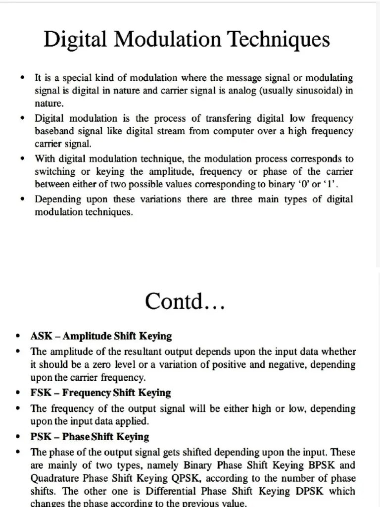 Digital. Communication. Lecture | PDF