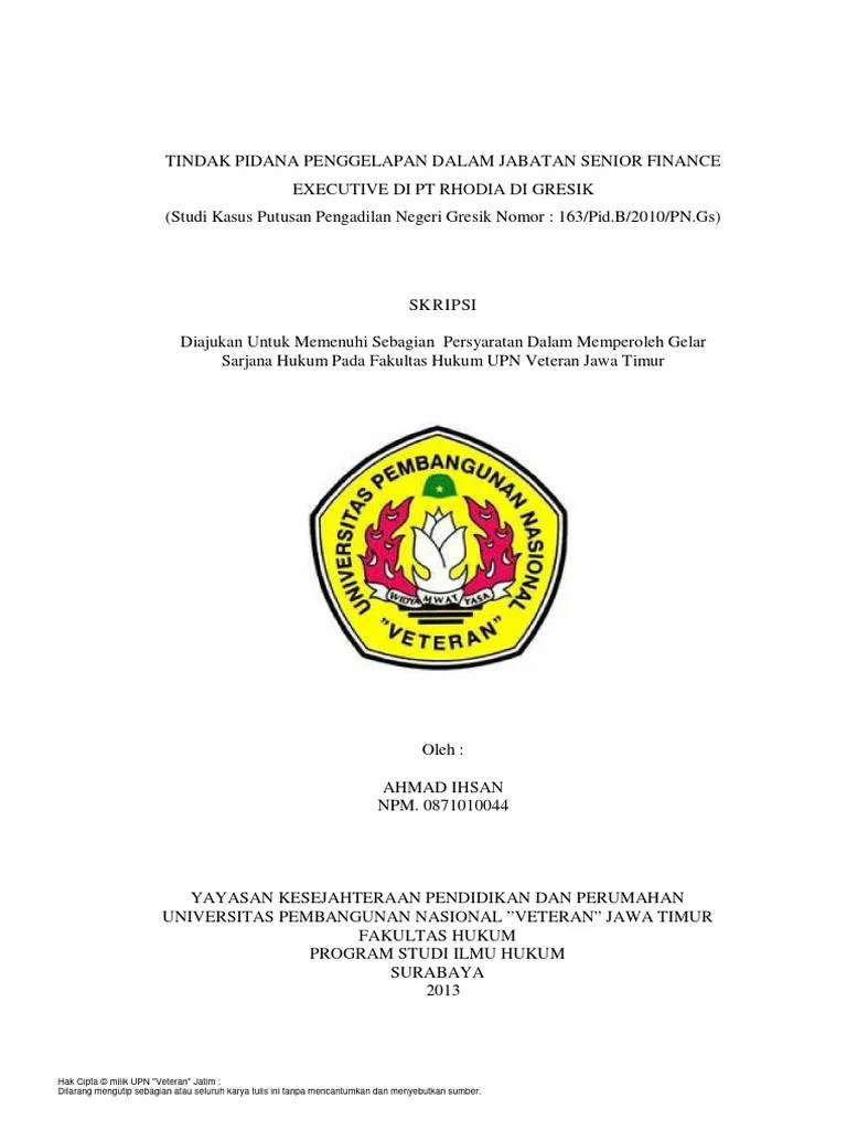 TINDAK_PIDANA_PENGGELAPAN_DALAM_JABATAN | PDF