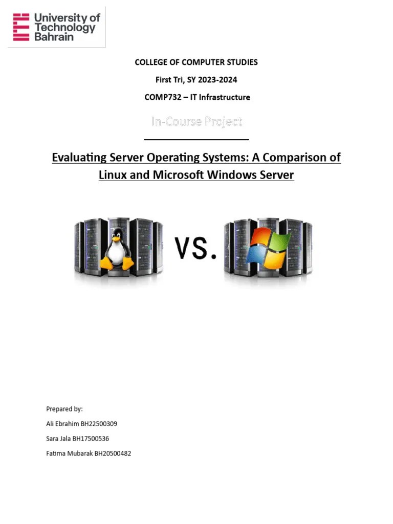 Linux And Microsoft Windows Server | PDF | Linux | Graphical User ...