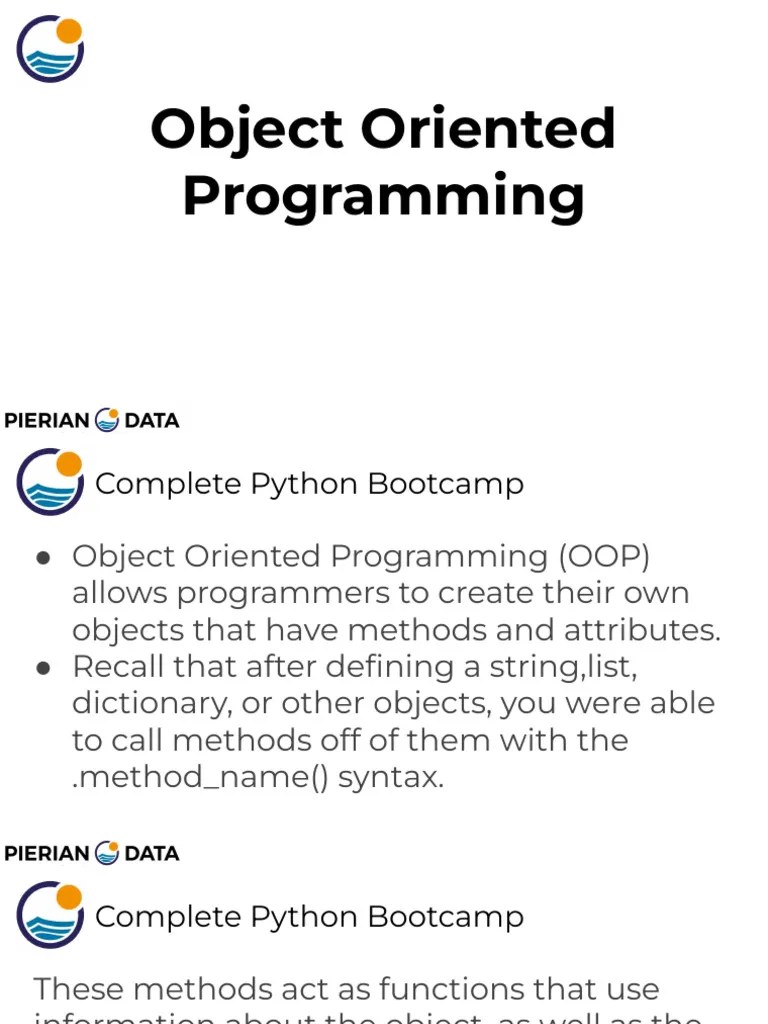 Object Oriented Programming | PDF | Object Oriented Programming ...