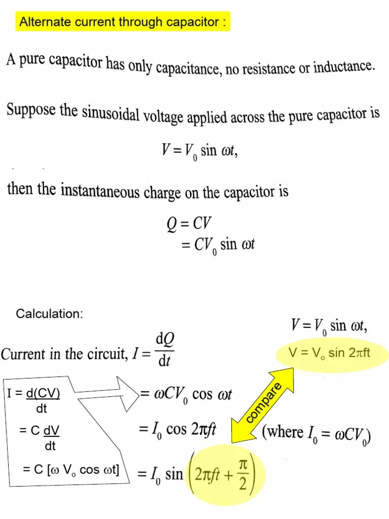 Chap18-Alternating Current3 | PDF | Capacitor | Alternating Current