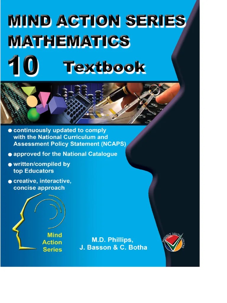 MInd Action Series Mathematics Textbook Grd10 | PDF