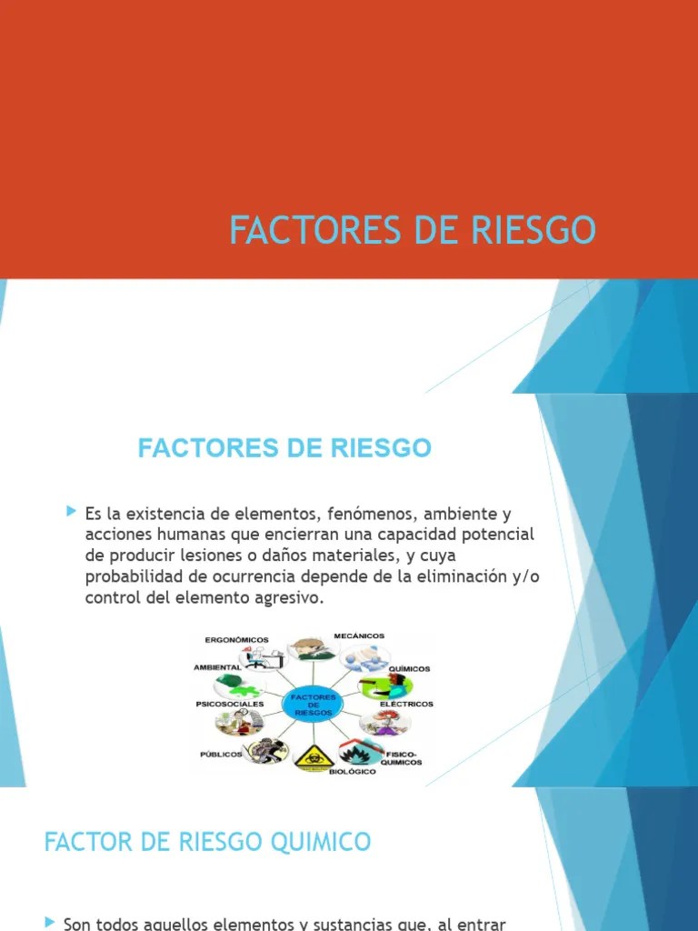 Factores De Riesgo | PDF | Riesgo | Radiación