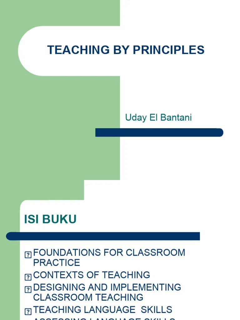 Teaching By Principles-1 1 | PDF | Second Language | Learning