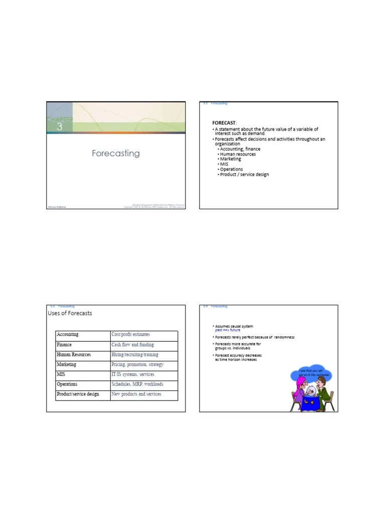 Lecture 3 | PDF | Errors And Residuals | Forecasting