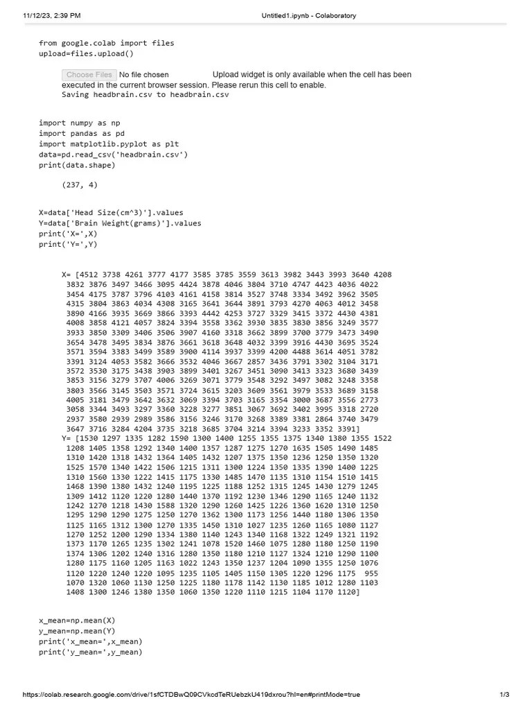 Linear Regression Head | PDF | Applied Mathematics | Multivariate ...
