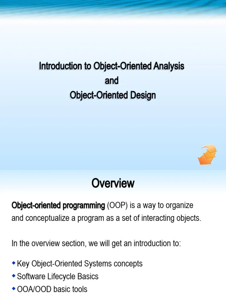 Object Oriented Systems | PDF | Class (Computer Programming) | Method ...