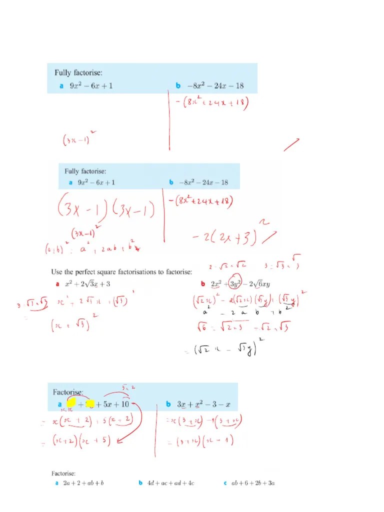 Algebra 2 Answer Key | PDF
