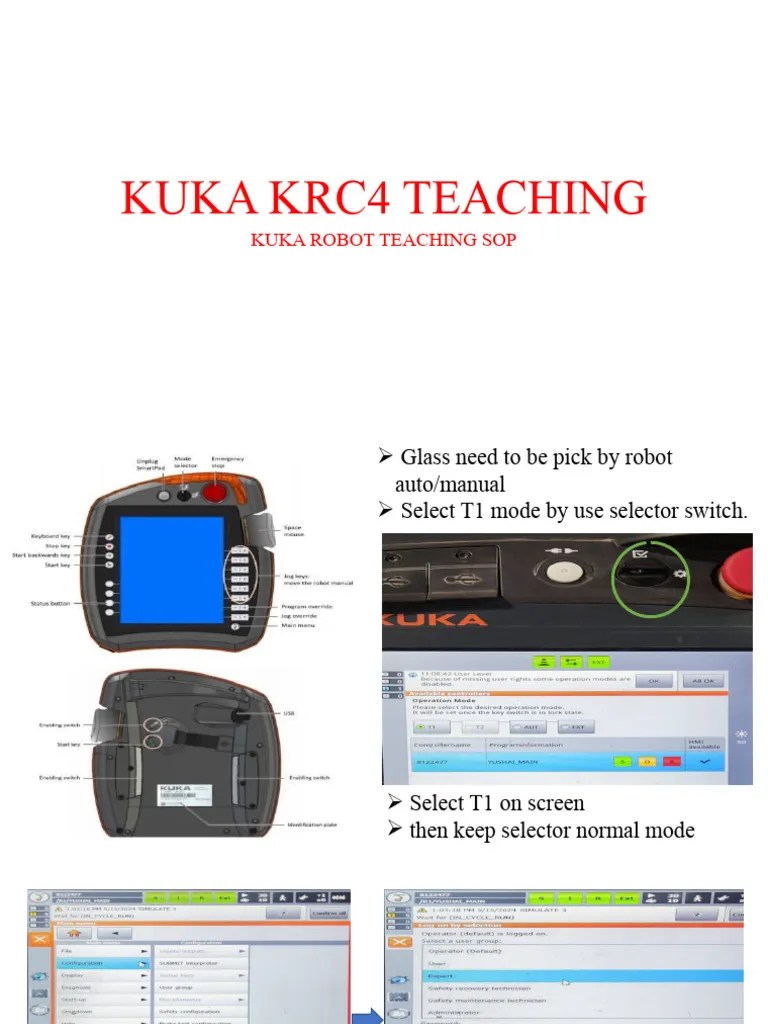 Kuka KRC4 Teaching | PDF
