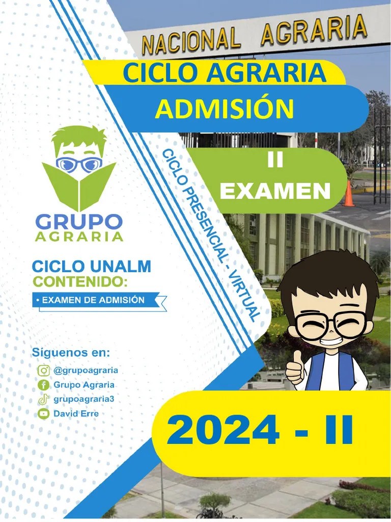 EXAMEN DE ADMISION 2024-II-01 | Descargar Gratis PDF | Hidrógeno ...